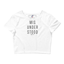 Load image into Gallery viewer, Rebel Tee Women’s MisUnderStood Crop Top Tee