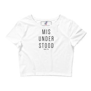 Rebel Tee Women’s MisUnderStood Crop Top Tee