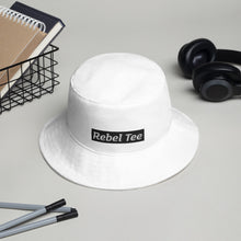 Load image into Gallery viewer, Rebel Tee White Bucket Hat
