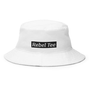 Rebel Tee White Bucket Hat
