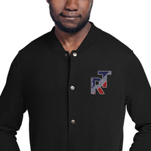 Load image into Gallery viewer, REBEL TEE Embroidered Champion Bomber Jacket