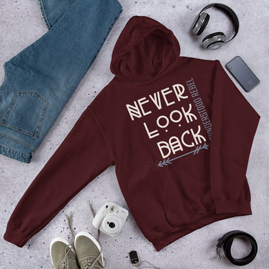 Never look back Rebel Tee Unisex Hoodie