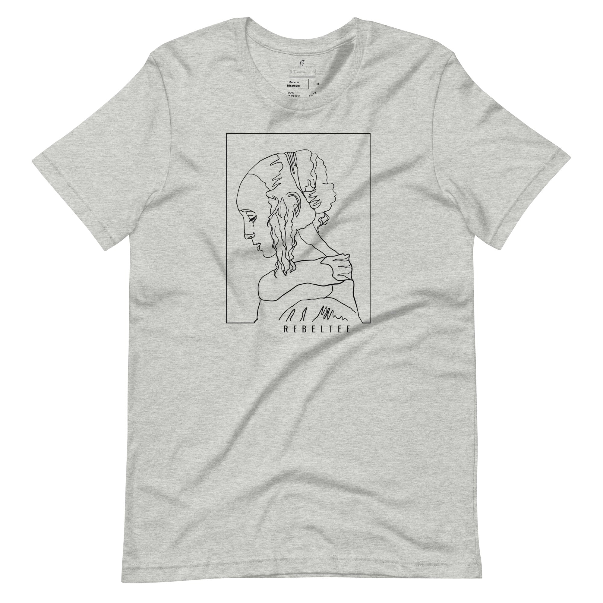 Indsigtsfuld Sæt ud granske Rebel Tee one line Art design Men T-Shirt – RebelTeeUSA