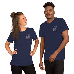 Rebel Tee Stitched Logo Short-Sleeve Unisex T-Shirt