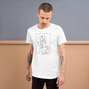 Rebel Tee one line Art design Men T-Shirt